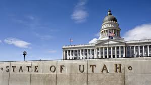 The Utah Capitol building in downtown Salt Lake City 