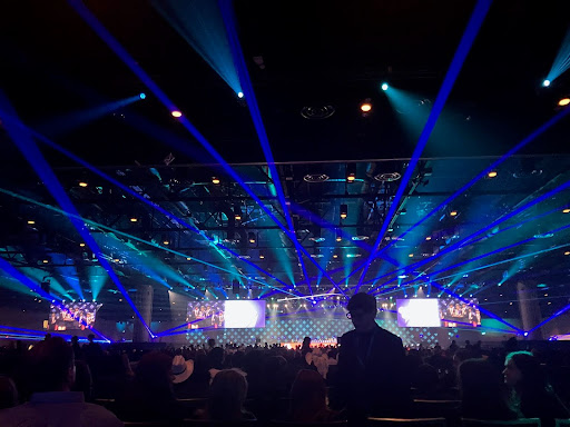 The awards ceremony at DECA ICDC. Photo Credit: Lydia Bartholomew