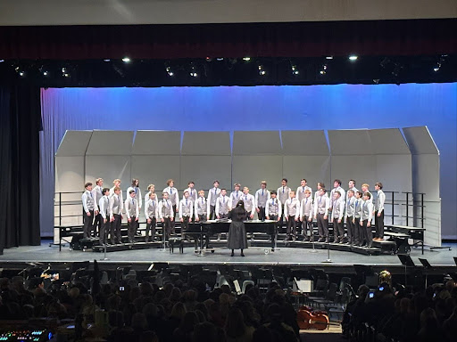 The Troubadours singing “Jesus, Jesus Rest Your Head” arranged by Greg Lyne.
PHOTO CREDIT: Eila Yorgason