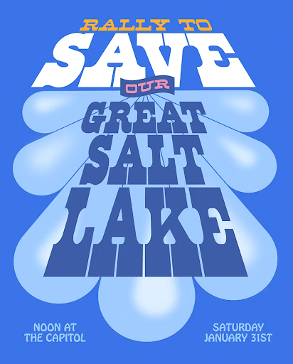Promotional poster from saveourgreatsaltlake.org